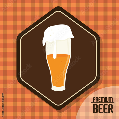 Premium beer graphic