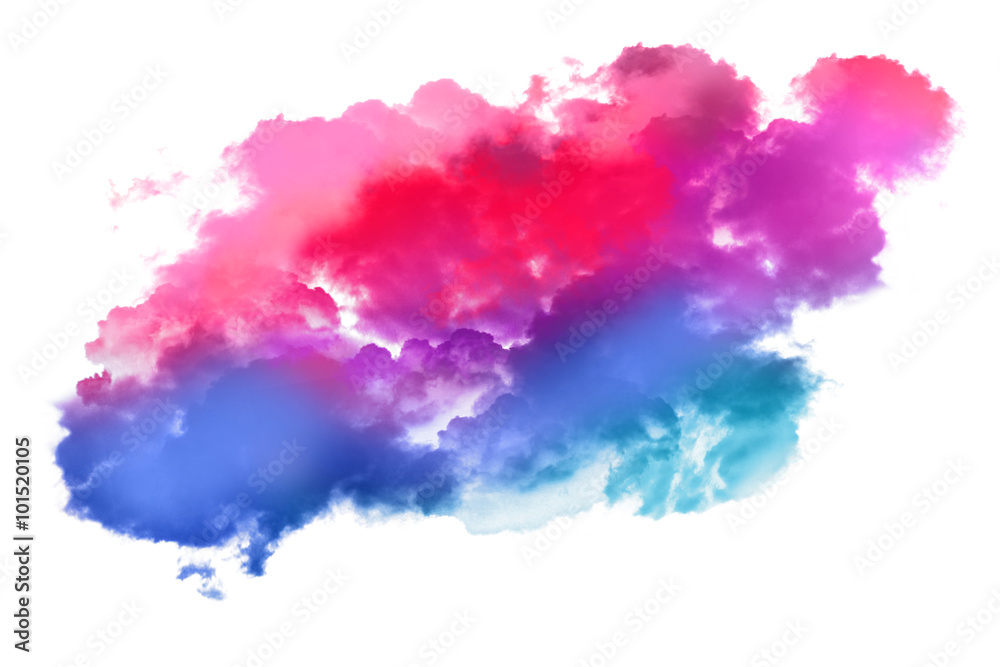 Spots of colorful watercolor