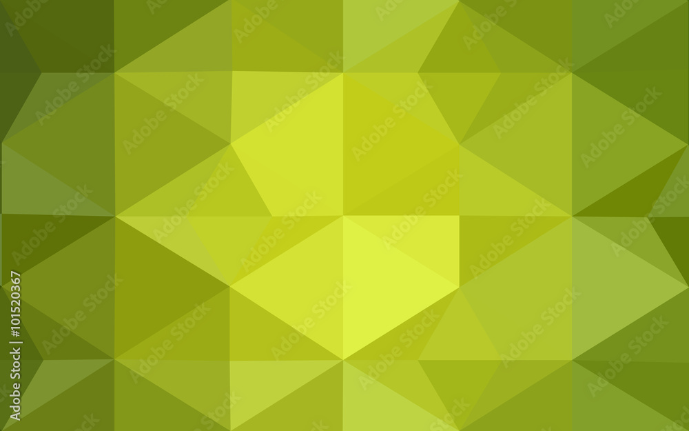 Obraz premium Multicolor green, yellow, orange polygonal design pattern, which consist of triangles and gradient in origami style.