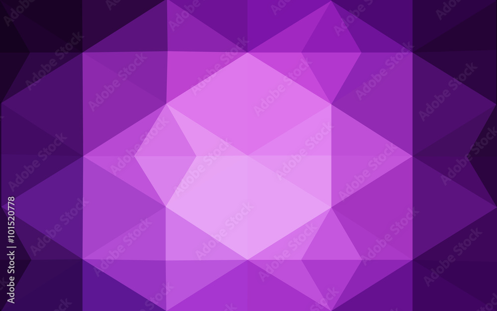 Obraz premium Dark purple polygonal design pattern, which consist of triangles and gradient in origami style.
