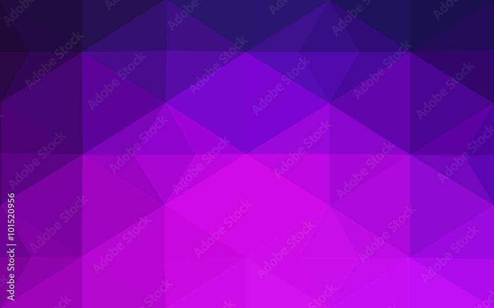 Obraz premium Dark purple polygonal design pattern, which consist of triangles and gradient in origami style.