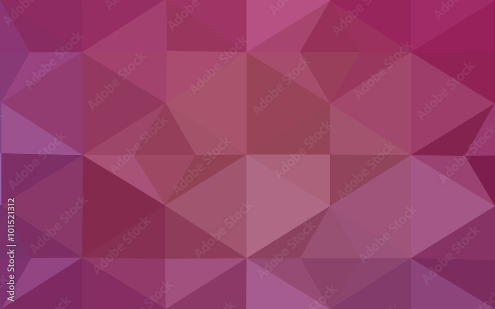 Obraz premium Pink polygonal design pattern, which consist of triangles and gradient in origami style.