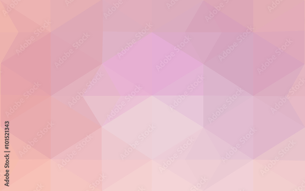 Fototapeta premium Pink polygonal design pattern, which consist of triangles and gradient in origami style.