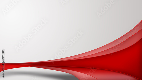 Abstract Red curved lines
