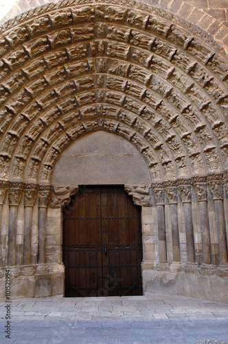 Puerta del Juicio  Cathedral of Tudela  Navarra Spain