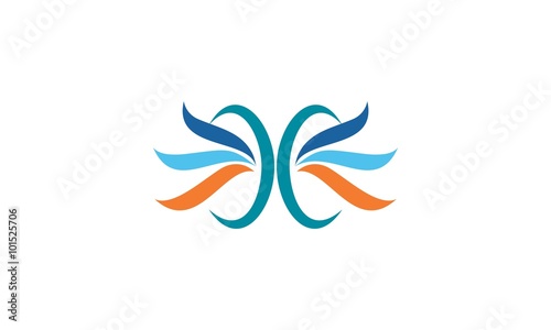 abstract wings company logo
