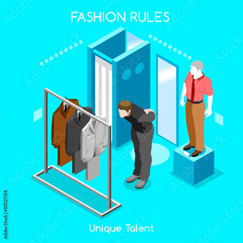 Fashion Moods 04 People Isometric
