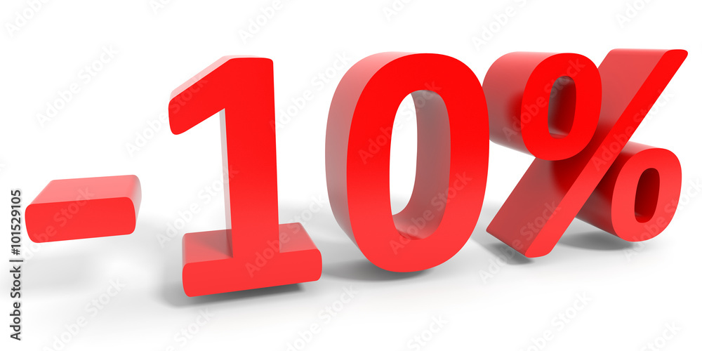 Discount 10 percent off sale. Discount 10 percent off sale.