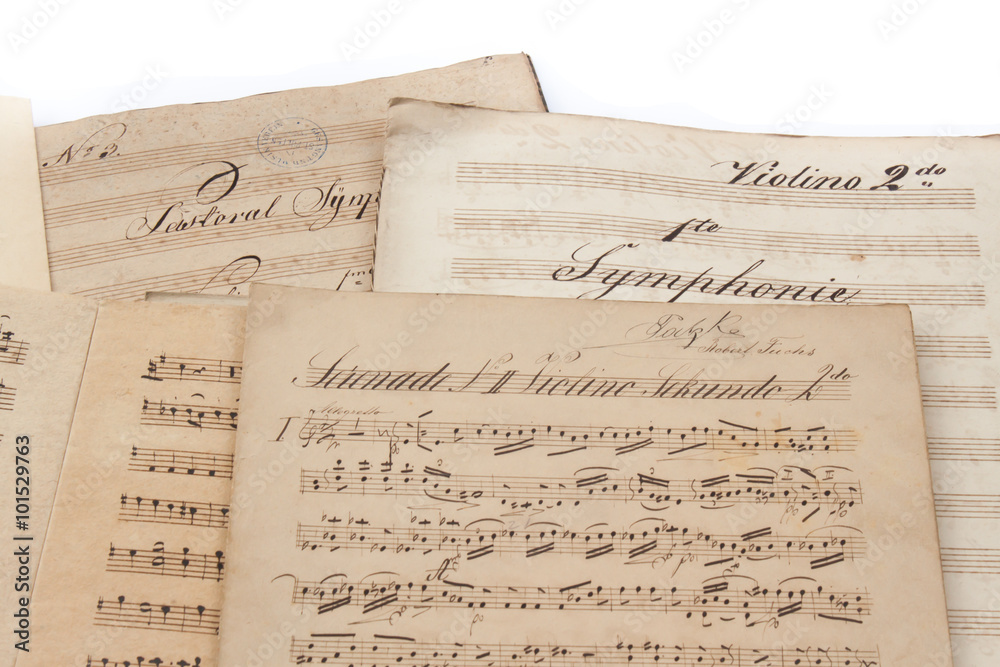 Fototapeta premium sheet music