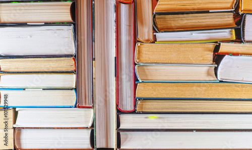 A set of books in the library. Knowledge, Science