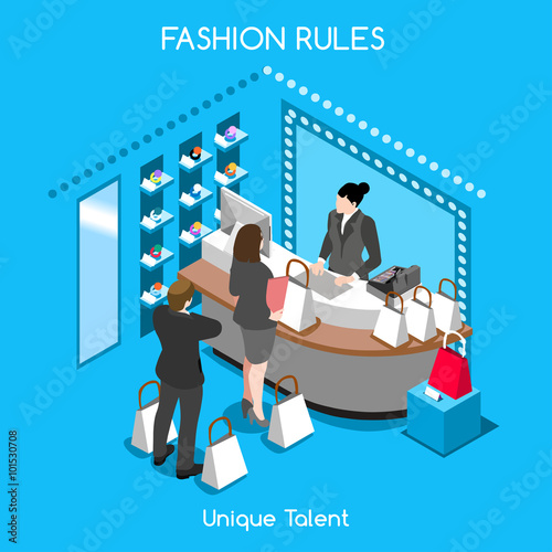 Fashion Moods 07 People Isometric