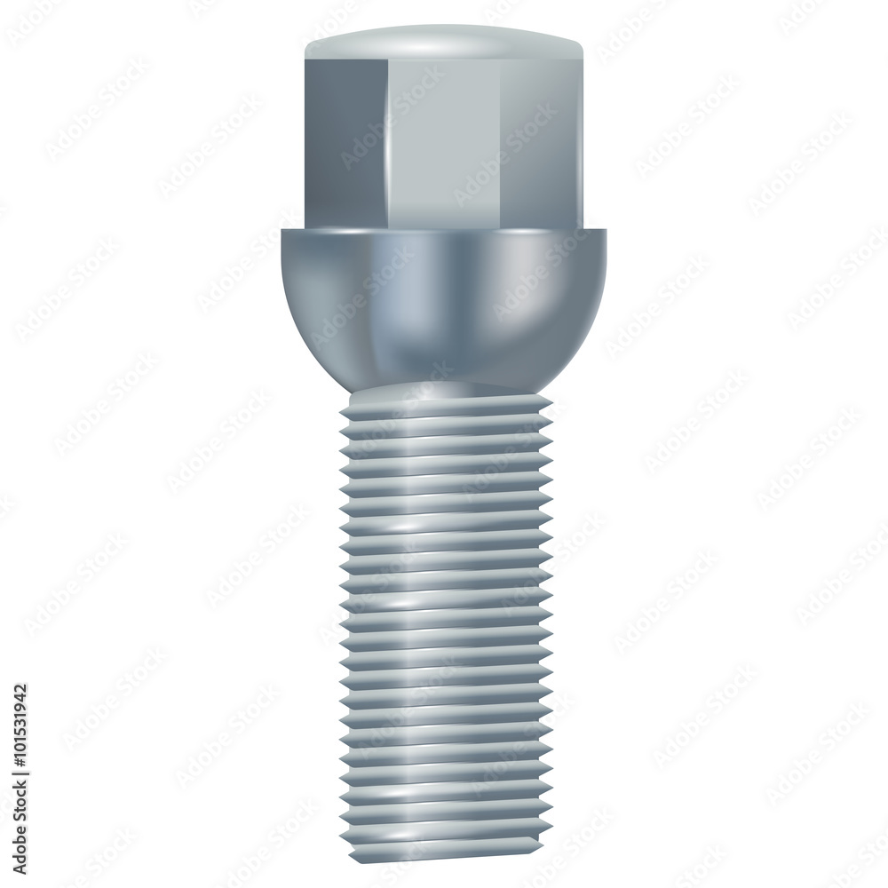 Screw. Bolt  for car wheels.