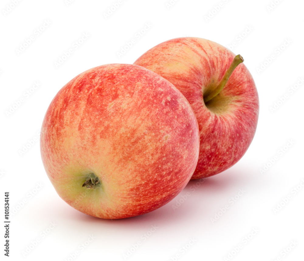 Red apple isolated on white background cutout Red apple isolated on white background cutout