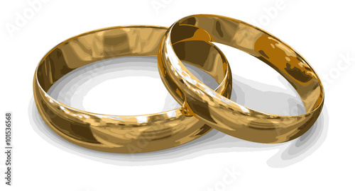 Gold rings 