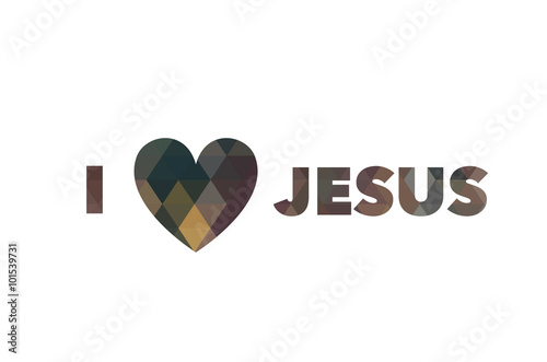 I love Jesus, font