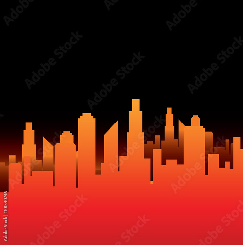 City template for print or web use