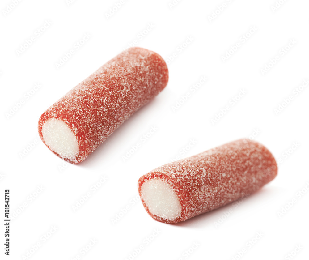 Red and white licorice candy Red and white licorice candy