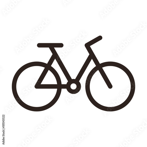 Bicycle icon. Bike symbol