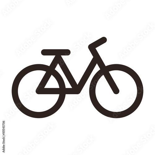 Bicycle icon. Bike symbol