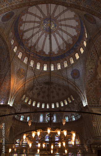 Interior of the Blue Mosque, Istanbul © stevenjfrancis