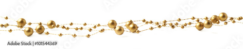 Line of beads garland threa...