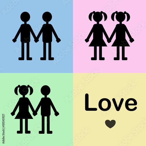 Love has no sex: people in love