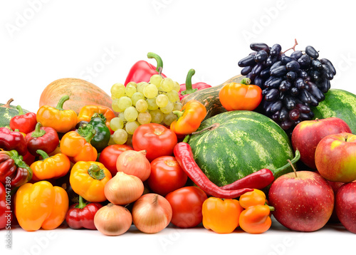 Fototapeta Naklejka Na Ścianę i Meble -  Collection fruit and vegetables