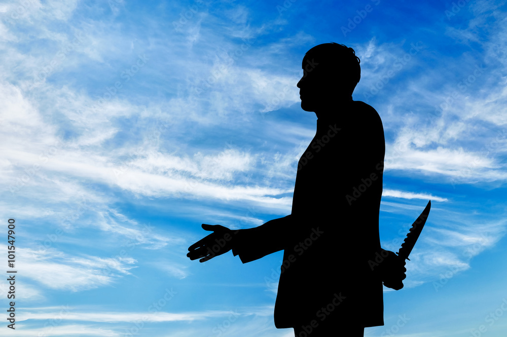 Ταπετσαρία Silhouette of a businessman