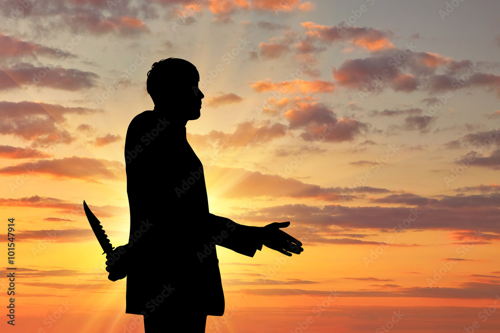 Ταπετσαρία Silhouette of a businessman