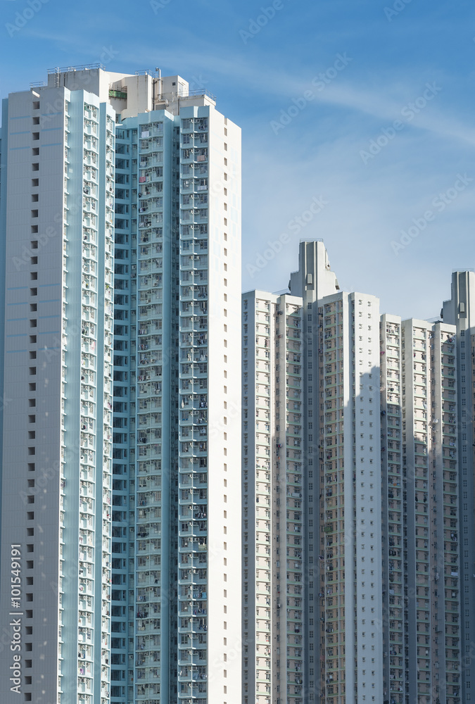 Fototapeta premium Public estate in Hong Kong