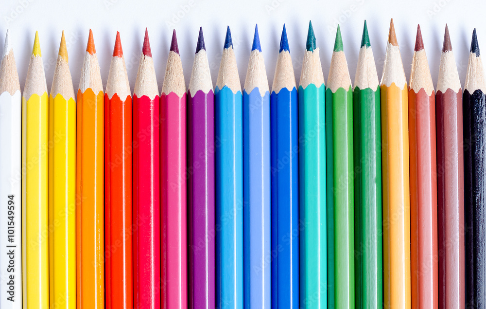 Crayons in Row Crayons in Row