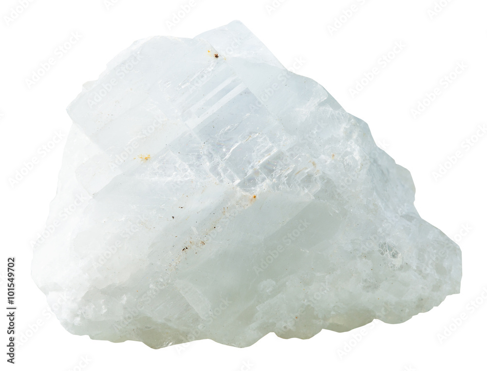 crystalline magnesite mineral stone isolated