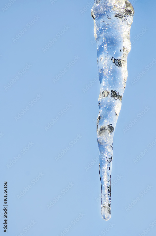 Icicle Over Blue Sky Icicle Over Blue Sky