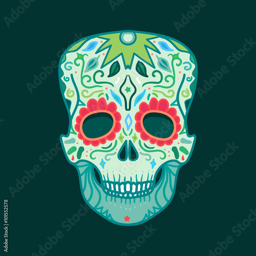 Mexican Detailed Skull