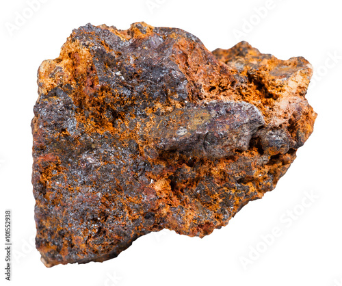 piece of hematite  haematite  mineral stone