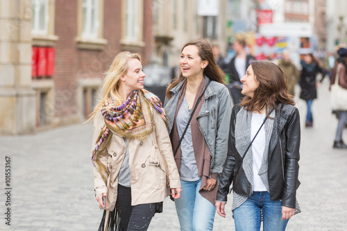Photography Group of women walking in Copenhagen