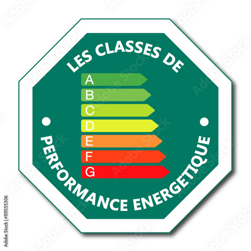 Logo classes de performance énergétique.