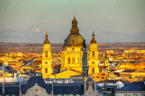 Obraz na płótnie St Stephen (St Istvan) Basilica in Budapest w salonie