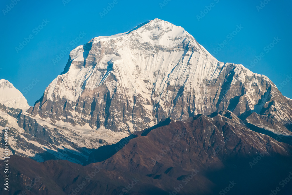 Dhaulagiri Peak in the Nepal Himalaya