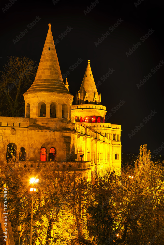 Fisherman bastion in Budapest, Hungary