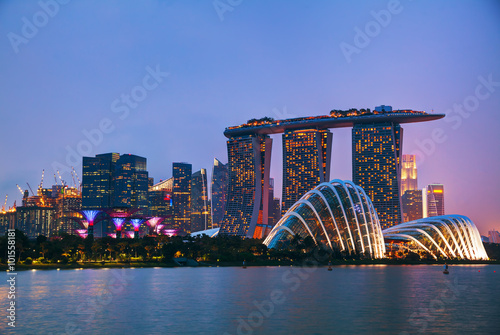 Photo Singapore financial district