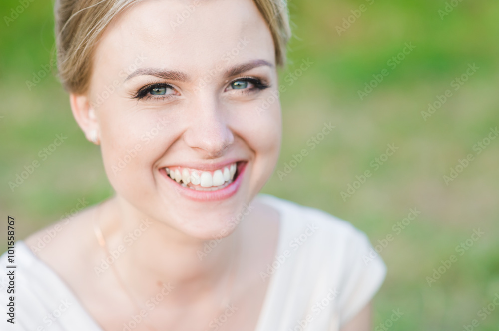 Beautiful bride with bouquet before wedding ceremony Beautiful bride with bouquet before wedding ceremony