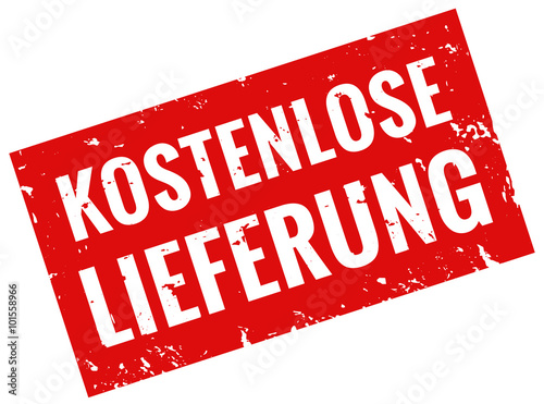 Kostenlose Lieferung Stempel rot grunge
