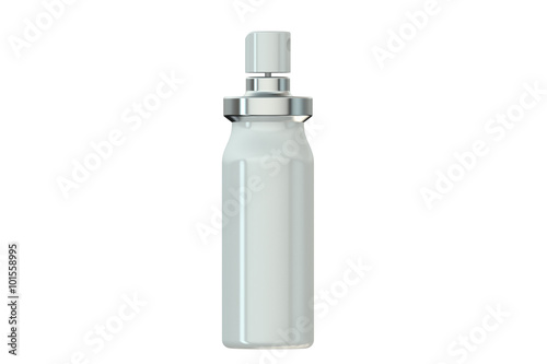 white metallic spray bottle