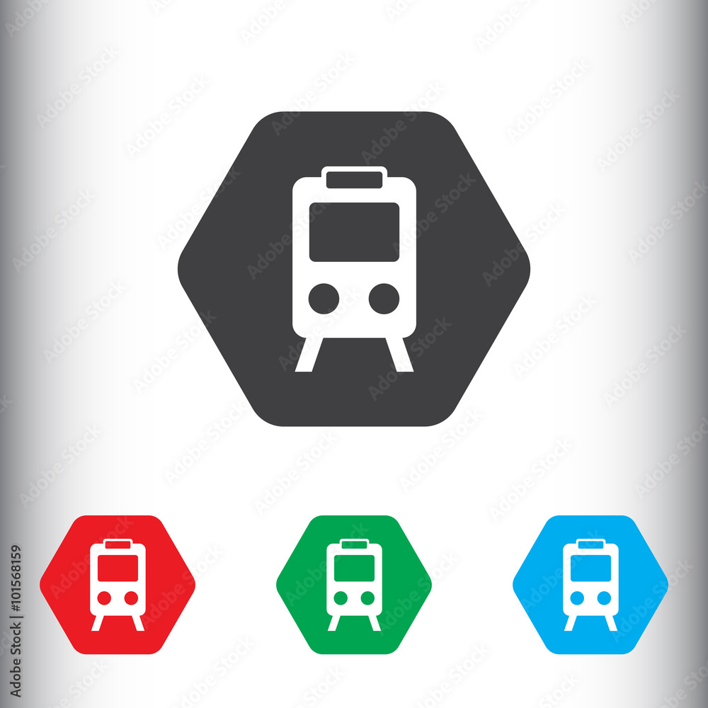 City railway station icon City railway station icon