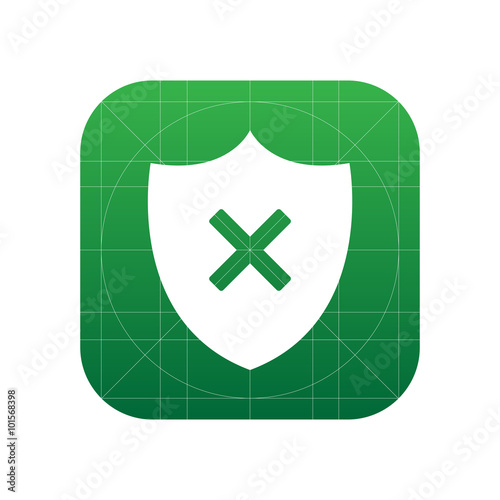 Shield remove icon