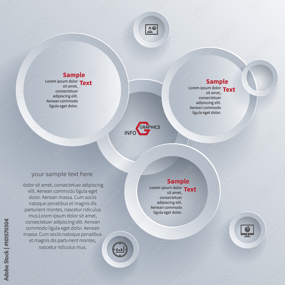Abstract 3D Paper Infographics Abstract 3D Paper Infographics