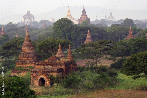 Temples of Bagan. Myanmar  Burma .