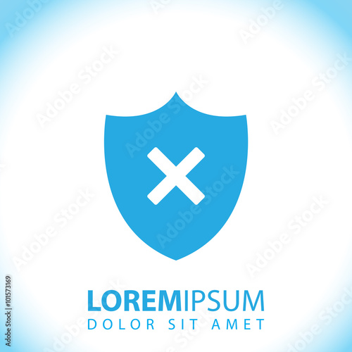 Shield remove icon