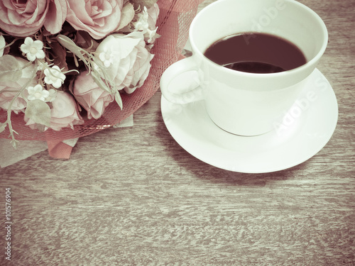 coffee and flower